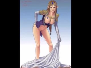 Legend no zelda - princese zelda hentai netīras saspraude